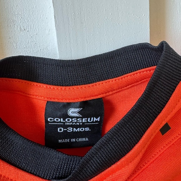 Colosseum Oklahoma State Kids Bodysuit - Orange and Black - Picture 3 of 3